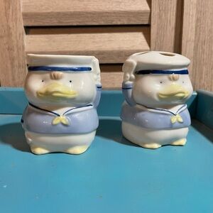 Sailor Duck toothbrush holder and drinking cup (or tooth paste holder